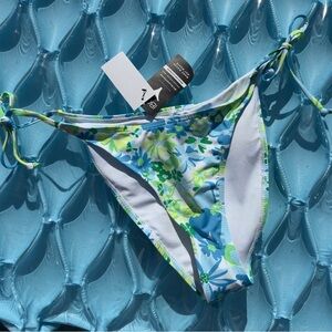 Cotton On Body NWT Fixed Tie Side Brazilian Bikini Bottom XL Gabrielle Floral